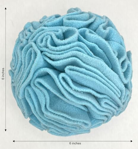 Glory To Dog Medium Breed Snuffle Foraging Dog Puzzle Ball Toy Blue Large
