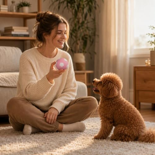 Squeaky Latex Dog Toy Balls for Small Dogs and Mini Breeds