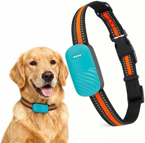Smart Dog GPS Tracker/Live Pet Tracker with GPS/AGPS/Wi-Fi Tracking Virtual Fence Alert, Remote Voice Monitor, History Route, Waterproof, Keep Your Dog Safely Contained Outdoors (Green)