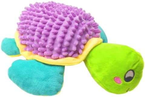 Squeaky Plush Turtle Dog Toy – Interactive Chew & Cuddle