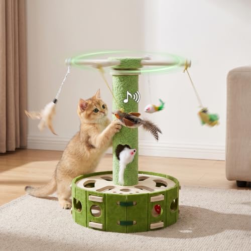 Interactive Cat Toys for Indoor Cats, Cat Enrichment Puzzle Toy S