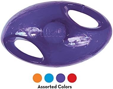 KONG Jumbler Football - Interactive Dog Toy for Dog & Puppy Playtime - Fetch Toy with Tennis Ball - Dog Supplies for Engaging Play (Large/Extra Large)