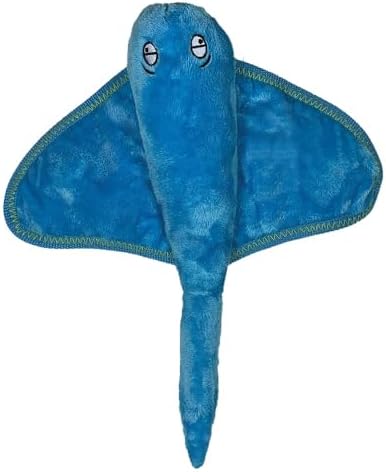 Spunky Pup Clean Earth Plush Stingray | Made from 100% Recycled Water Bottles | Small