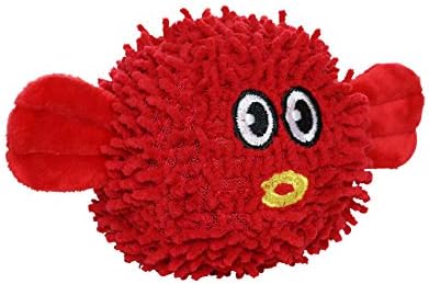 MIGHTY Tuffy Microfiber Medium Ball Blowfish Dog Toy