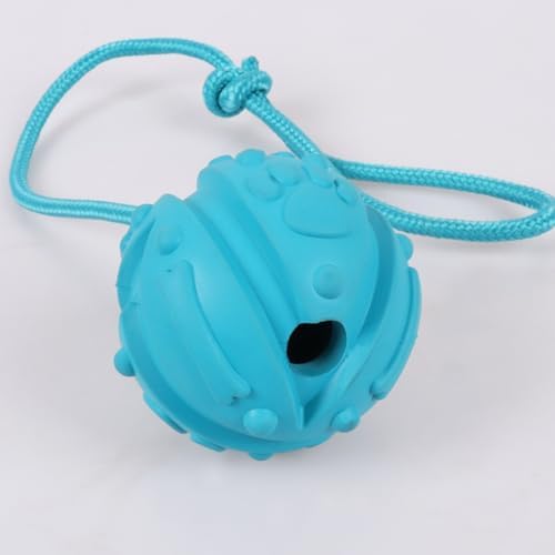 Dog Training Ball on Rope, 2Pcs Dog Rope Toys for Chew Training, Pull Throw and Fetch