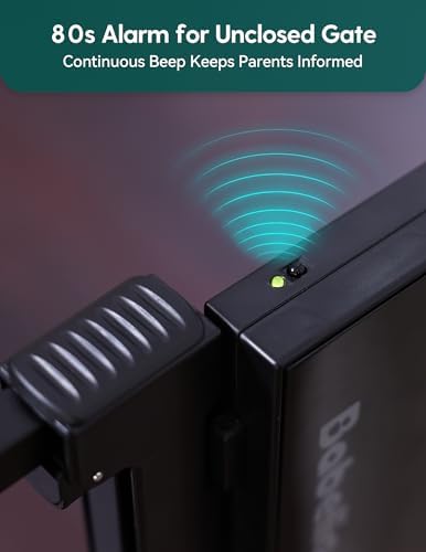 Babelio Smart Baby/Pet Gate, New Generation of Safety Gate with Infrared Auto-Unlock & Removable Baby Gate