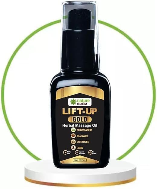 Lift Up Oil for Men | Massage Oil for Men 50 Ml | Pack of 1 | 100% Pure & Natural | Gold Oil
