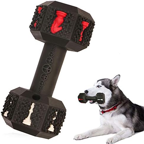 Dog Chew Toys for Aggressive Chewers,Food Grade Non-Toxic Dental Pet Toy,Tough Durable Indestructible Dog Toys for Medium Large Dogs.Black.