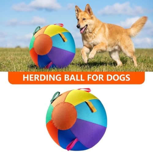 Herding Ball for Dogs, 22.1" XL Outdoor Exercise Toy for Medium Large Breeds
