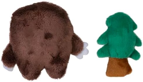Mad Cat Sasquatch Woodland Catnip and Silvervine Plush Cat Toys, Pack of 2