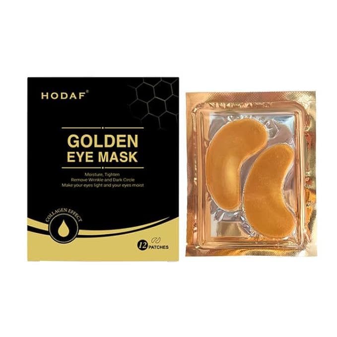 Collagen Under Eye Mask for Puffy Eyes, Dark Circles & Wrinkles – Anti-Aging Hydrogel Skincare – Korean Beauty, Vegan Self-Care Gift for Women