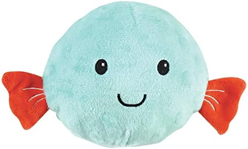 Luvable Friends Unisex Baby Squeaky Plush Dog Toy With Rope