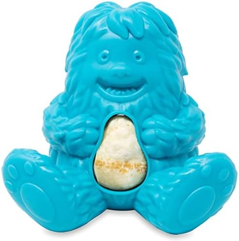 Yeti Puff & Play Interactive Dog Toy, Nugget Treat Dispenser, Blue Yeti