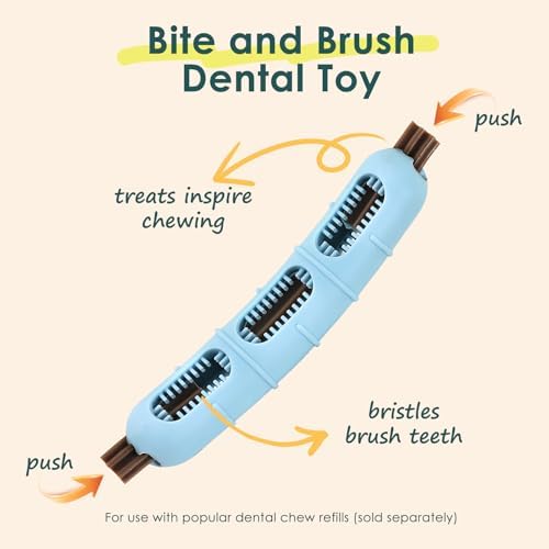 Bite & Brush Dental Chew Toy for Small/Medium Dogs