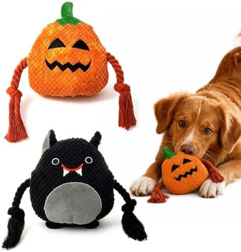 Tough Dog Toys for Aggressive Chewers (Black Bat)
