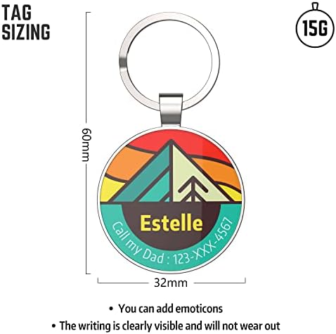 QR Code Dog Tag,Pet ID Tags, Dog Tags Personalized for Pets,Smart Dog ID Tags,Custom Dog Tags-Free Online&Scan QR Receive Instant Location Alert Email
