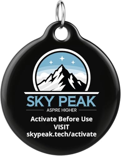 Smart Tag One™ Pet ID Tag by Sky Peak – Smart Dog Tag with QR Code + NFC Digital ID | Instant Lost Pet Alerts | No Batteries, No App | Waterproof Dog & Cat Tag