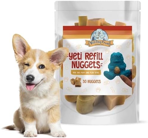 Yeti Refill Nuggets for Puff & Play Toys, Yak Cheese Treats, 30 Pc, 14 oz