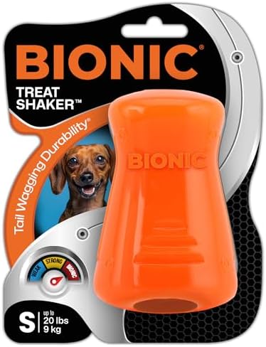 BIONIC Treat Shaker Dog Toy for Dogs Up to 20 lbs, Small