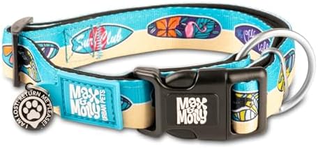 Max & Molly Gotcha! Smart ID Dog Collar - Aloha, XS