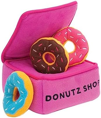 ZippyPaws Burrow Interactive Dog & Puppy Toys for Boredom - Donutz Box