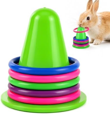 Rabbit Training Ring Toy, Puzzle Toy for Bunnies