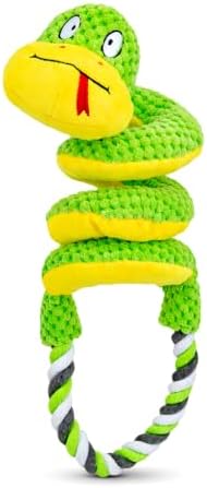 Interactive Squeaky Dog Toy, Soft Chew Tug Toy for Small Medium Dogs