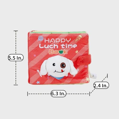 Dog Snuffle Sound Book Crinkle Hide Treat Puzzle (Scout)