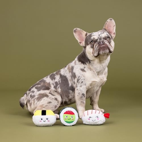 Fringe Studio Plush Dog Toy, 3 Pieces Set, Rice to Meet You, Pet Shop Collection (662178)