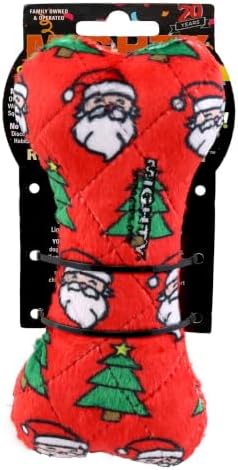 MIGHTY Tuffy No Stuff Bone Ultra Durable Plush Dog Toy