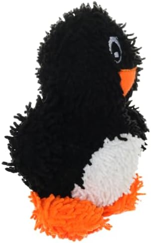 MIGHTY® 2 Pack Microfiber Medium Penguin Ultra Durable Plush Dog Toy