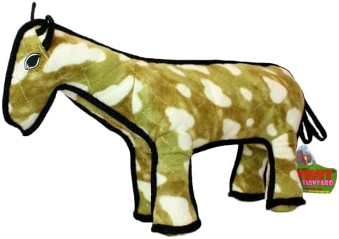 TUFFY® : 2 Pack Horse Dog Toy: Ultra Durable Plush Toy with Multiple Layers & Reinforced Seams, Washable and Floats, Original Construction
