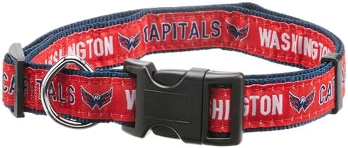 Pets First NHL Collar for Dogs & Cats. Adjustable, Cute, & Stylish! The Ultimate Hockey Fan Collar!