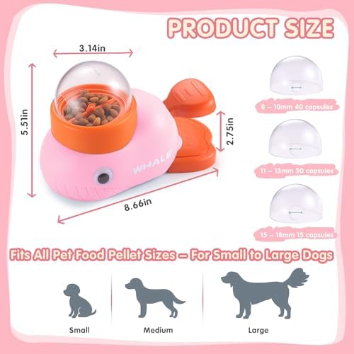 Interactive Dog Toys & Cat Toys for Indoor Cats, Dog Puzzle Toy Slow Feeder Bowl, Puppy Enrichment Toys, Interactive Cat Toys, Dog Feeder Puzzle Toy for Smart Dogs to Keep Them Busy with Silicone Mat