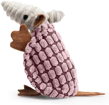 Hollypet Armadillo Squeaky Puppy Dog Toys for Small Medium Dogs, 6"