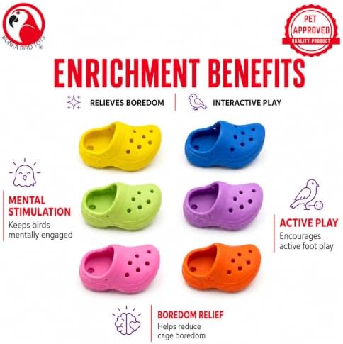 Bonka PK12 Mini Sandals 3" Soft Bird Foot Toys 12 Pack Chew Toy