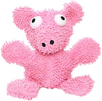 MIGHTY Tuffy Microfiber Medium Ball Pig Dog Toy