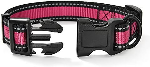 Mile High Life Reflective Dog Collar, Adjustable Lightweight Quick Release