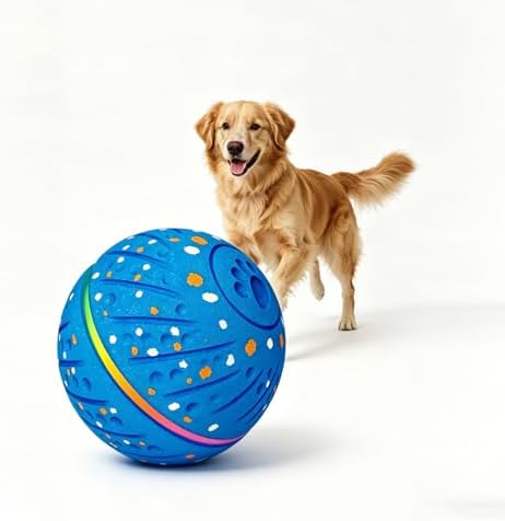 Smart Interactive Dog Toys Ball-Automatic Bouncing,3 Play Modes,E-TPU Material&Bite-Resistant,IP54 Waterproof，Automatic Rolling Balls Toy with Colorful Lights for Small Medium Dogs to Keep Them Busy