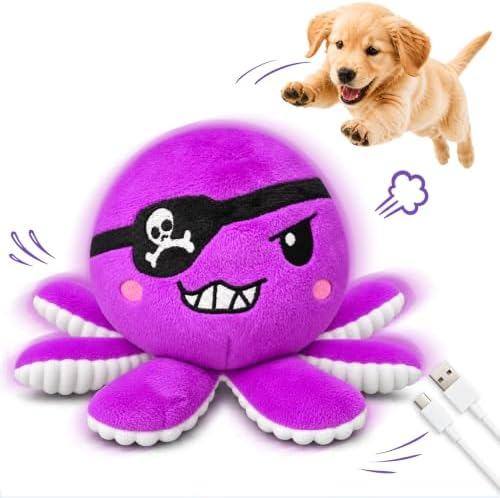Interactive Octopus Dog Toys to Keep Dogs Entertained (Purple)