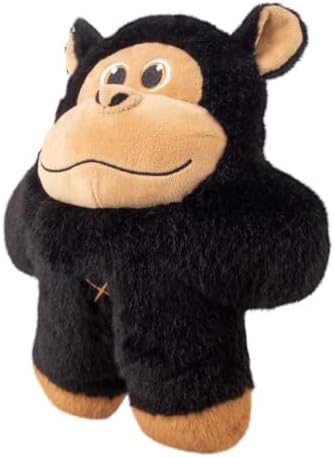 KONG Snuzzles Dog Toy X-Large – Plush Squeaky Dog Toy for Large Breeds – Ultra-Soft, Crinkle Sounds, Durable Interactive Dog Chew Toy for Medium & Large Dogs (Gorilla)