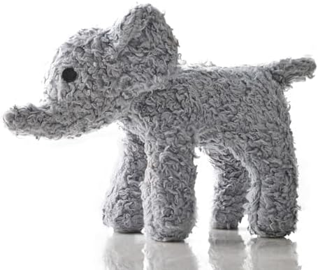 Plush Durable Cotton Dog Toys with Coconut Fill for All Pet Breeds, Elliot the Elephant, One Size