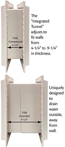 Ideal Pet Products Wall Entry Pet Door Double Flap for Walls