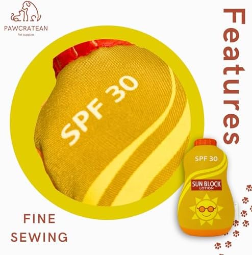 7" Squeaky Plush Toy for Puppies Small Dogs Self Etertainment Washable Soft Made [PET ONLY] (Lotion Bottle)