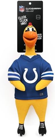 Littlearth NFL Team Rubber Chicken Pet Toy - Officially Licensed Teams