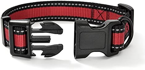 Mile High Life Reflective Dog Collar, Adjustable Lightweight Quick Release