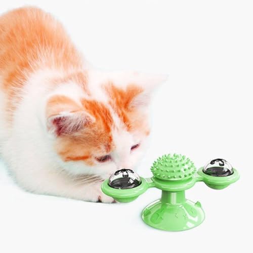 Fun Cat Windmill Treat Dispenser Slow Feeder
