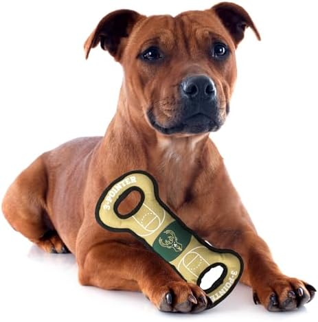 Pets First NBA Milwaukee Bucks Unisex BUK-3030 NBA Milwaukee Bucks Court Toy, Team Color, One Size