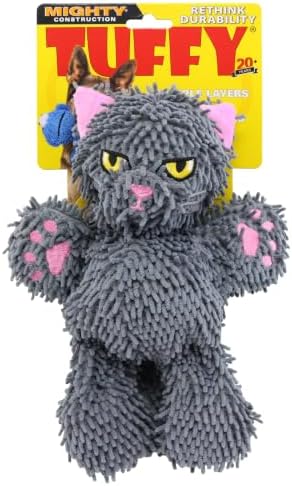 MIGHTY Tuffy Microfiber Medium Ball Cat Dog Toy