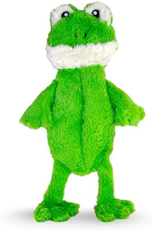 FGA MARKETPLACE Frog Flat NO Stuffing NO Squeak Plush Dog Toy, Funny Style Will Entertain Your Pet for Hours, Recommended for Small and Medium Dog 21 INCH Long